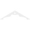 Ekena Millwork Pitch Heath Architectural Grade PVC Gable Pediment, 48"W x 14"H x 1"P (7/12) GPP048X014X100HEA - alternate 5